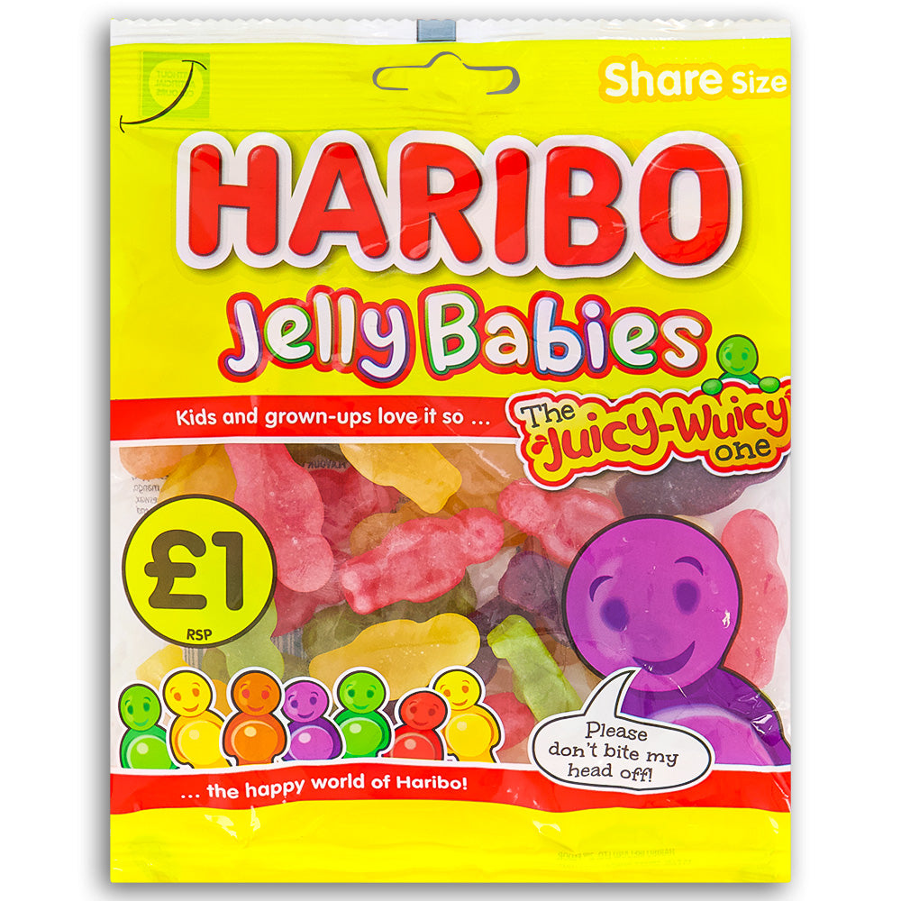 Haribo Jelly Babies UK 160g Front