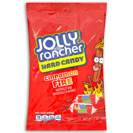 Jolly Rancher Cinnamon Fire Hard Candy 7oz Front