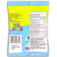 Jolly Rancher Misfits Gummies Tropical Uni-Sharks 182 g Back Ingredients