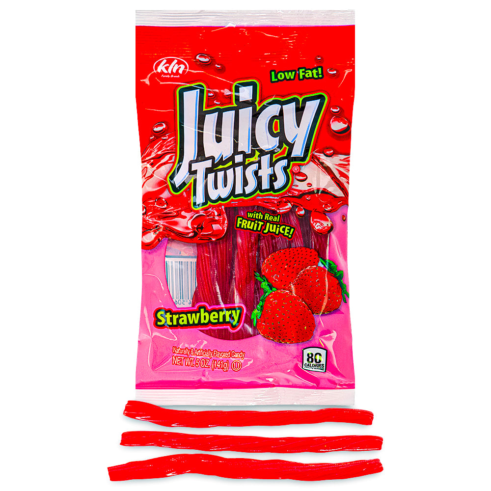 Juicy Twists Strawberry Licorice