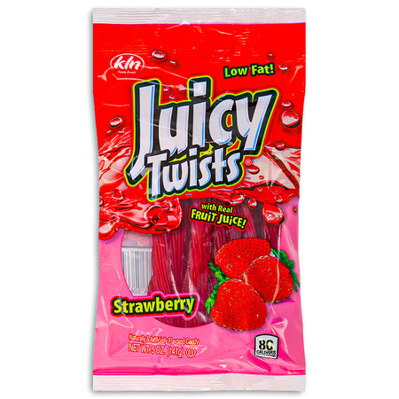 Juicy Twists Strawberry Licorice Front