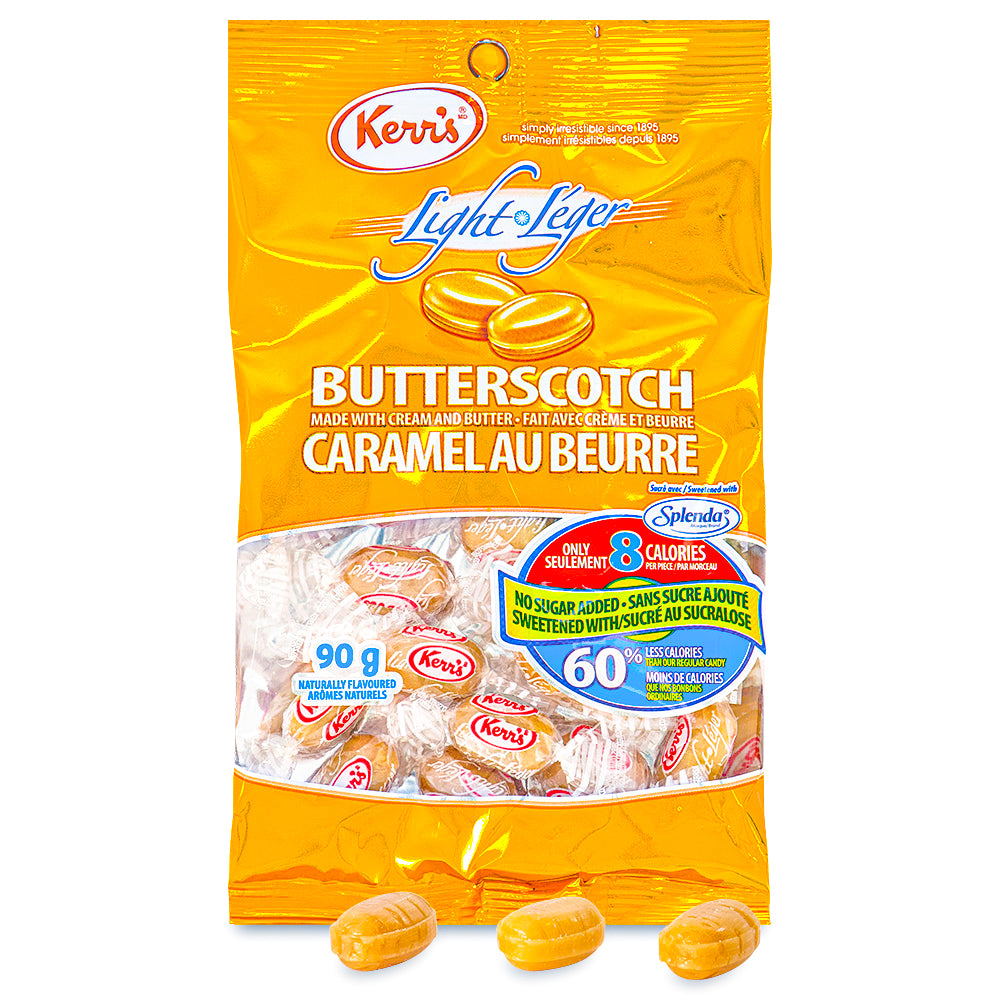 Kerr's Light Butterscotch No Sugar Added Candies 90g