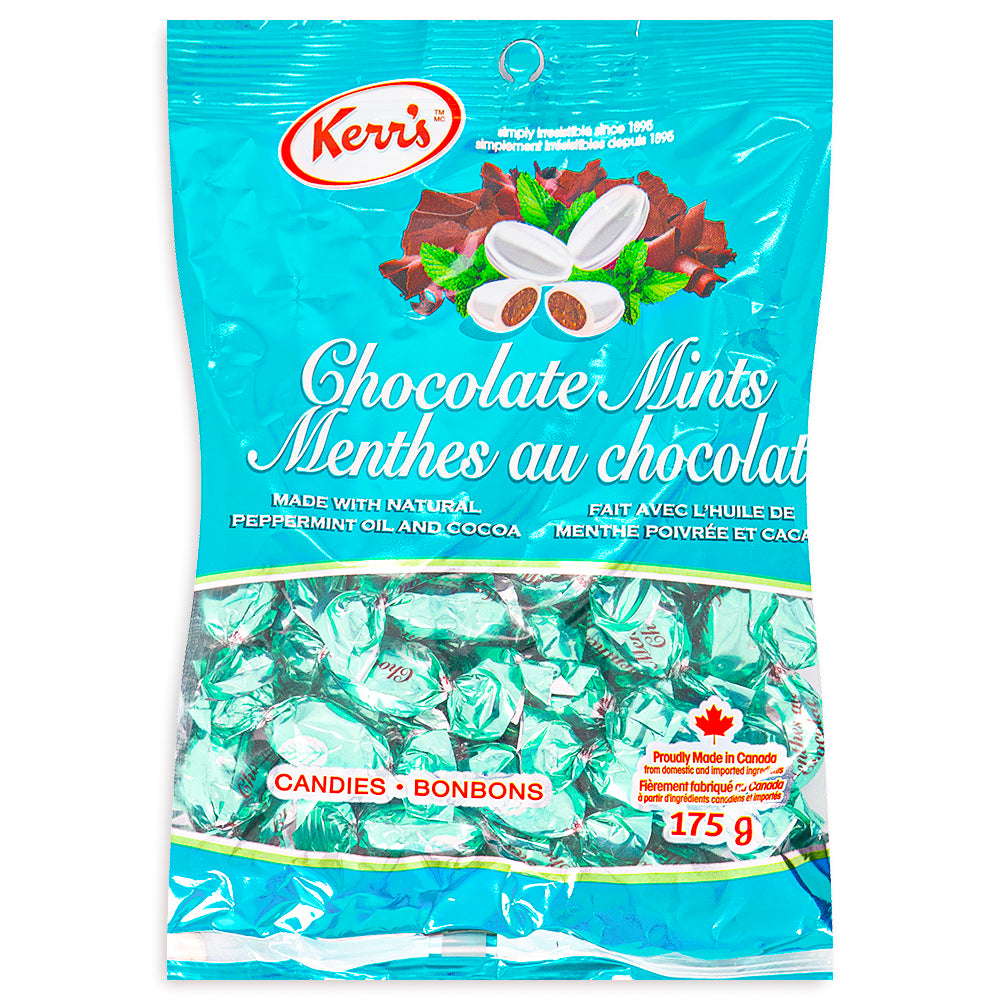 Kerr's Chocolate Mints 175g Front