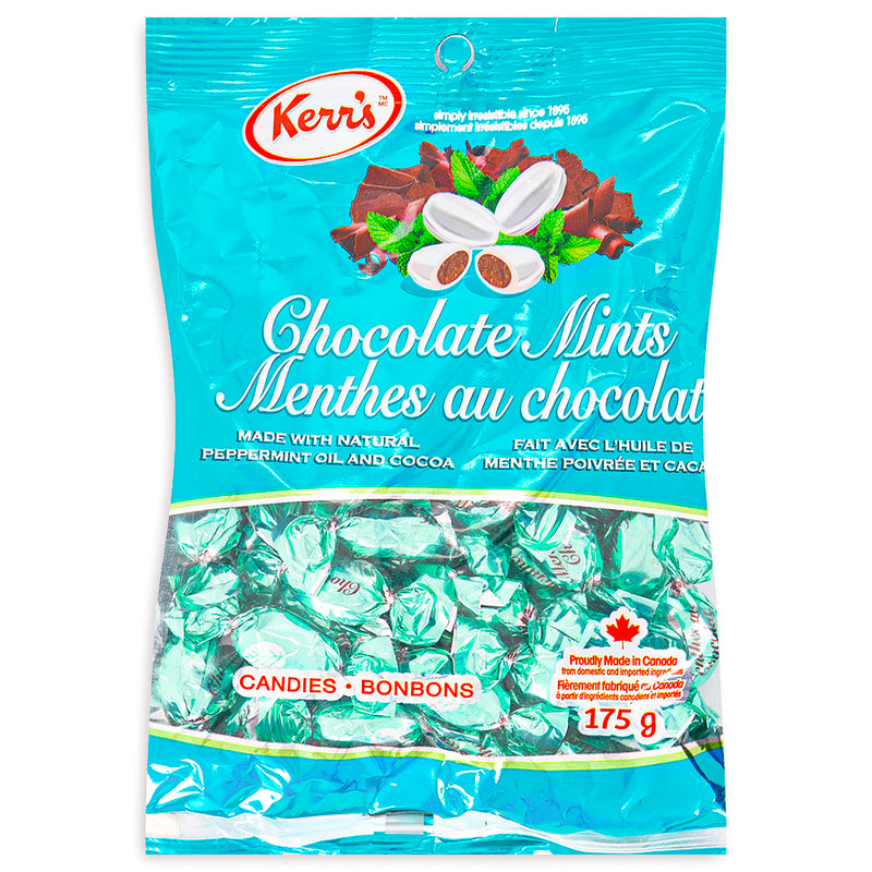 Kerr's Chocolate Mints 175g Front