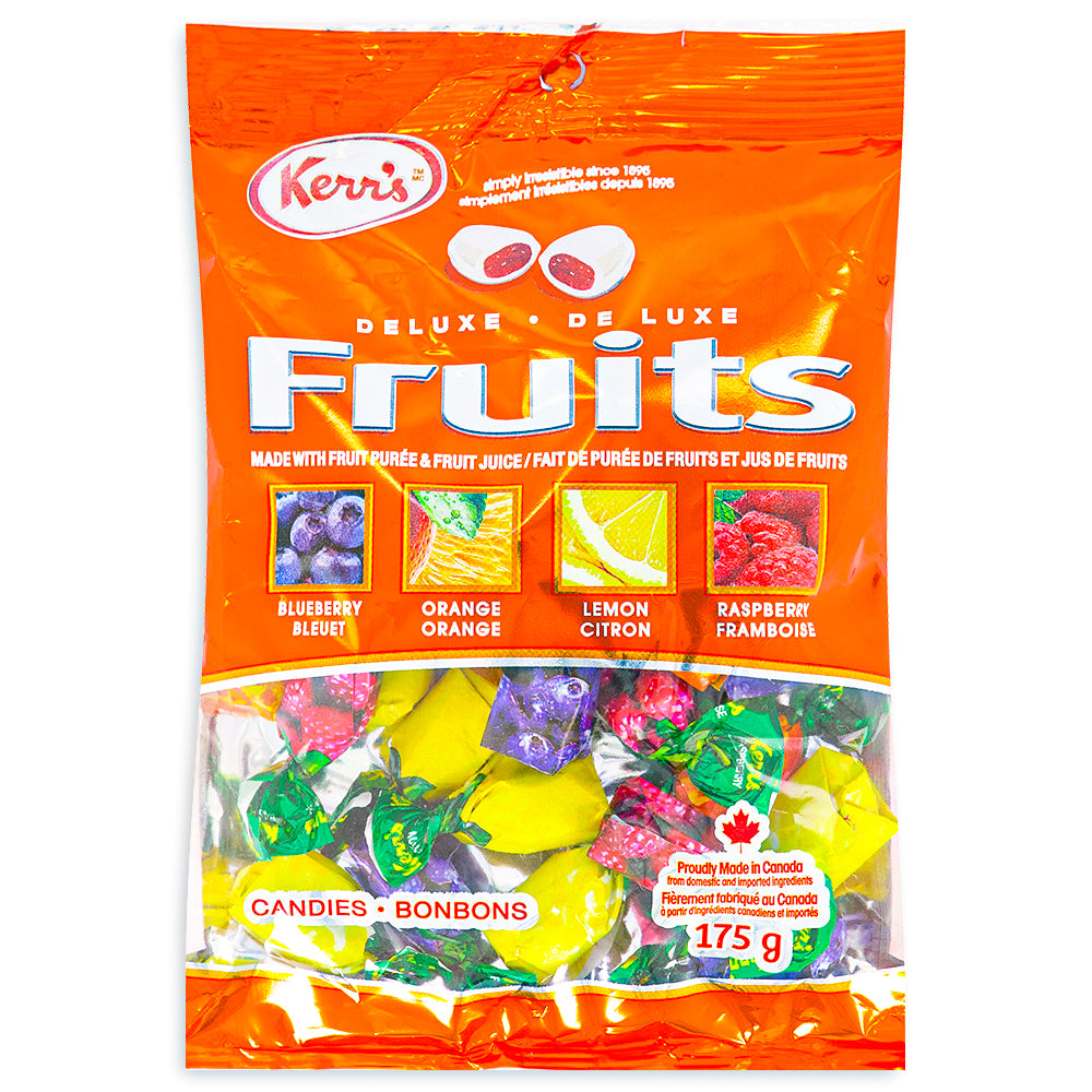 Kerr's Deluxe Fruits 175 g FRONT