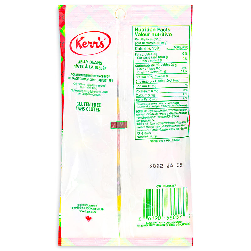 Kerr's Classic Tartan Jelly Beans 180g Back