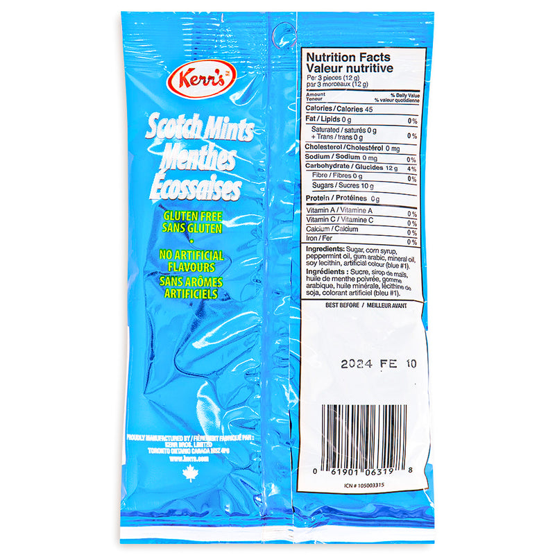Kerr's Scotch Mints 200g Back