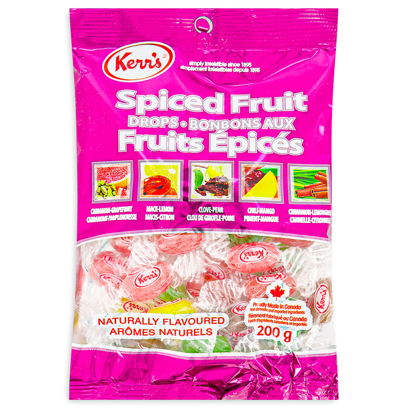Kerr's Spiced Fruit Drops 200g Front