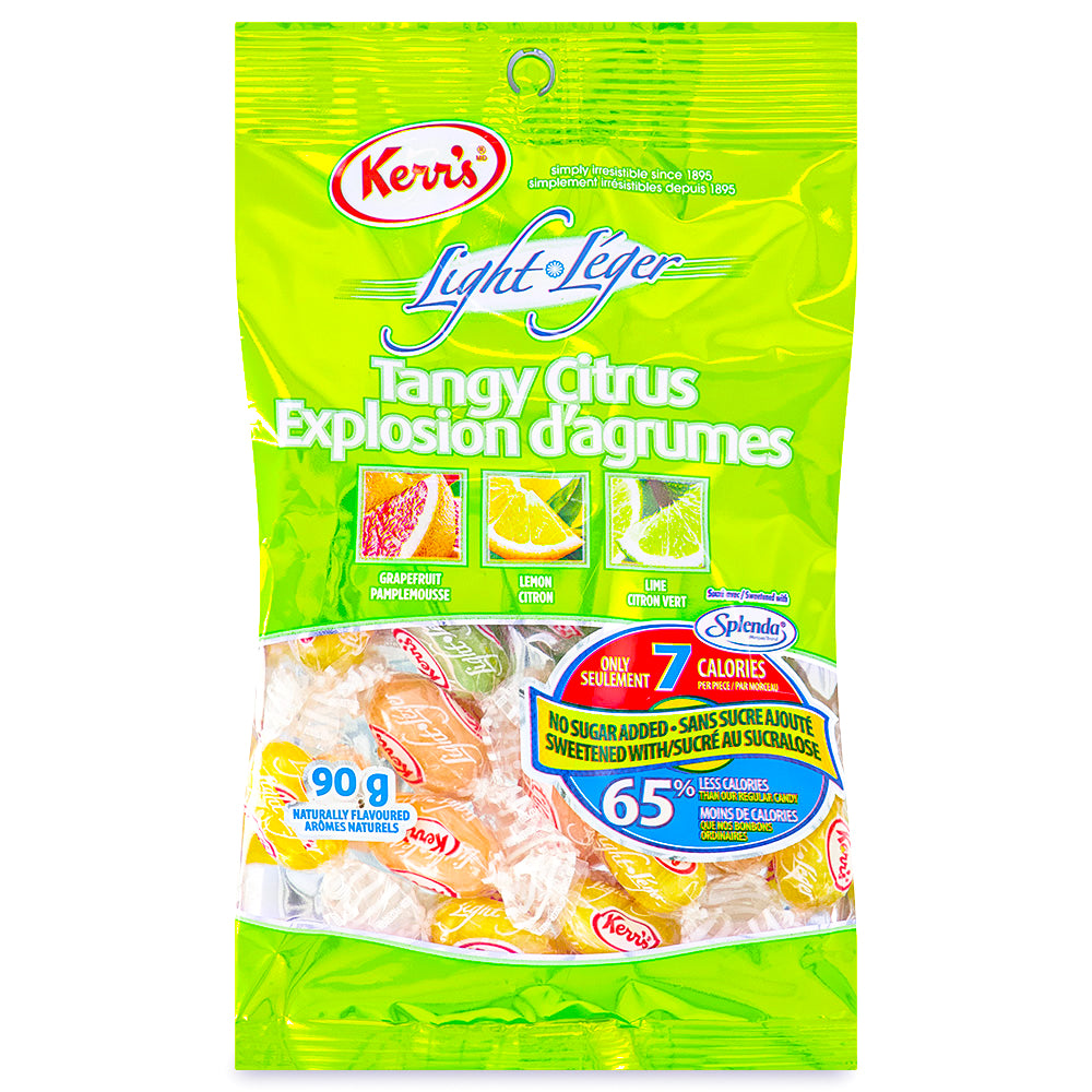 Kerr's Light Tangy Citrus No Sugar Added 90g Front