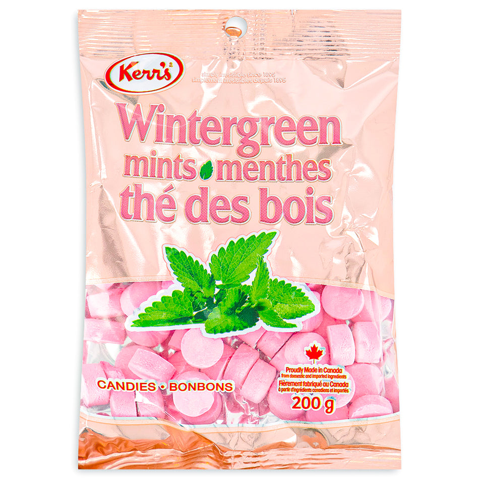 Kerr's Wintergreen Mints 200g Front