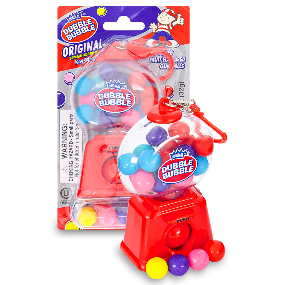 Dubble Bubble Gum Dispenser Key Ring