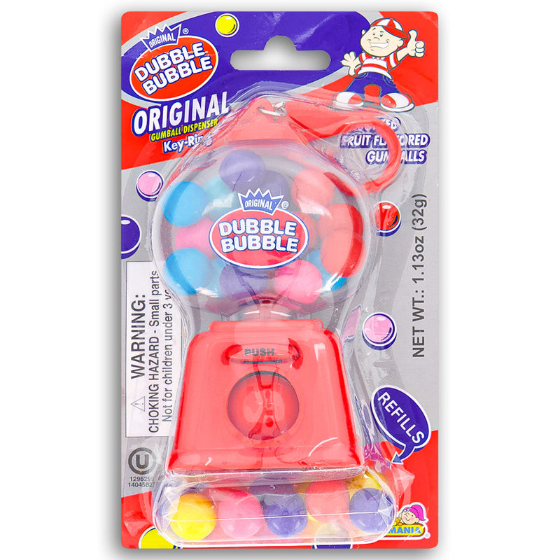 Dubble Bubble Gum Dispenser Key Ring Front