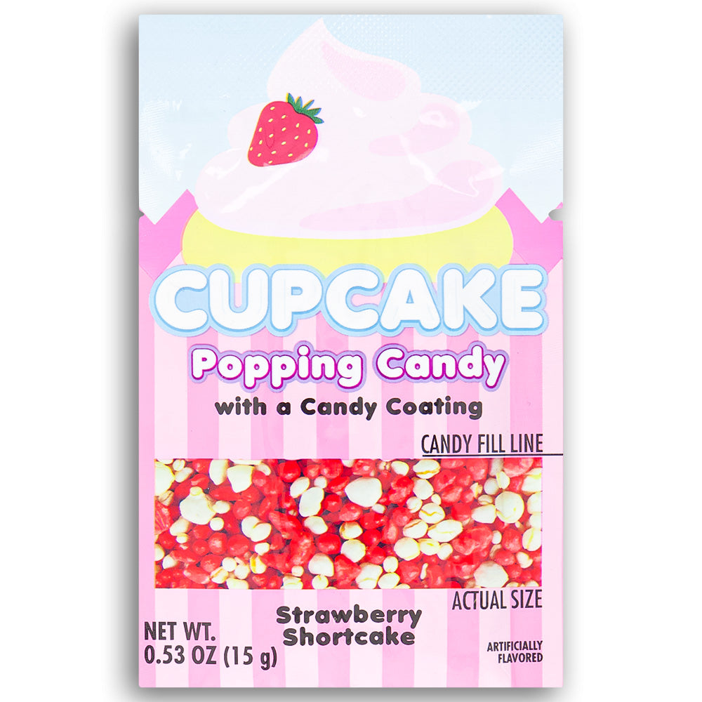 Cupcake Popping Candy 15g Front