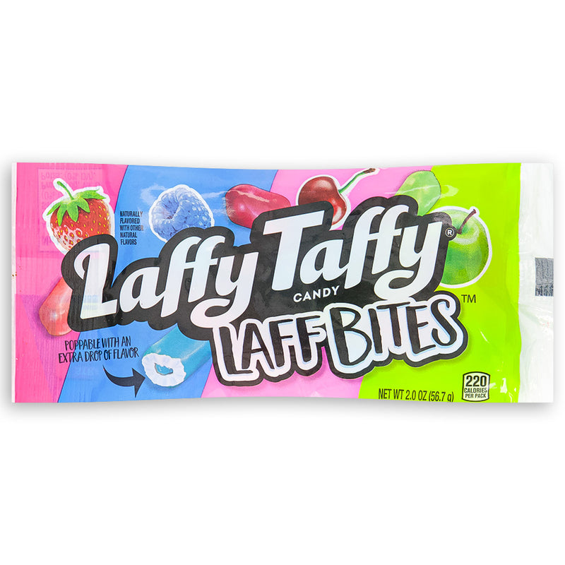 Laffy Taffy Candy Laff Bites 2 oz Front