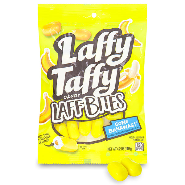 Laffy Taffy Laff Bites Gone Bananas! Candy 4.2oz