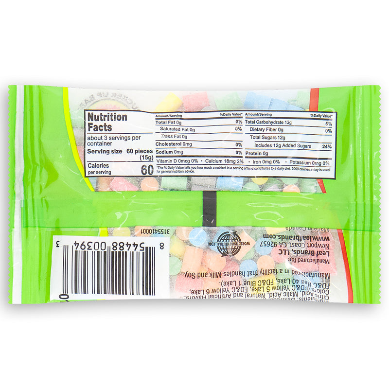 Tart N Tiny Candy 43g Back Ingredients