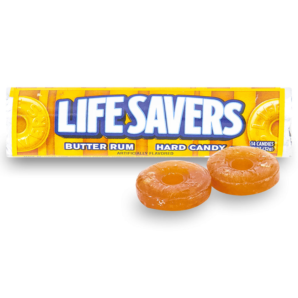 Butter Rum LifeSavers - 1.14oz Life Savers Candy are one of the top 30 candies of all time.