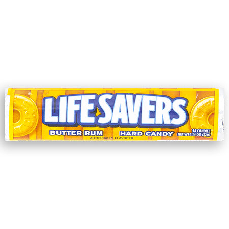 Butter Rum LifeSavers - 1.14oz Life Savers Candy are one of the top 30 candies of all time. Front