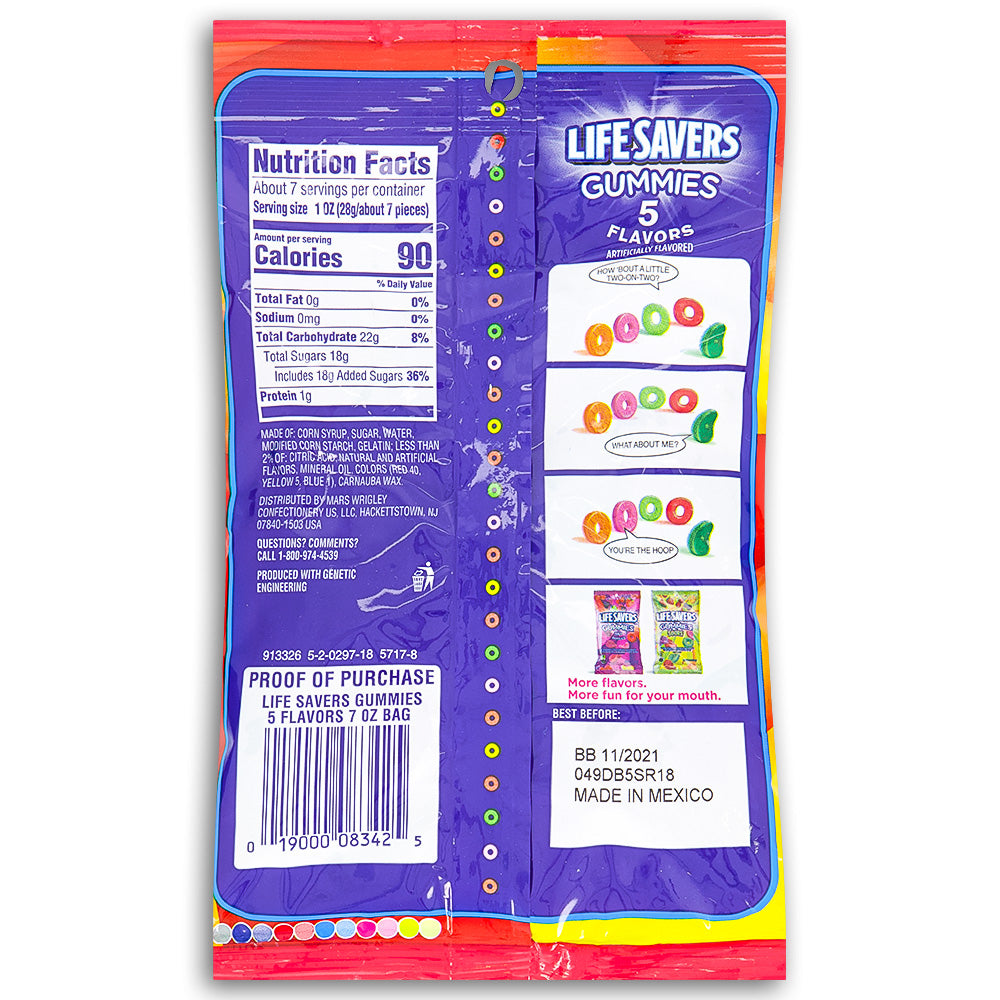 Lifesavers Gummies 5 Flavors - 7oz