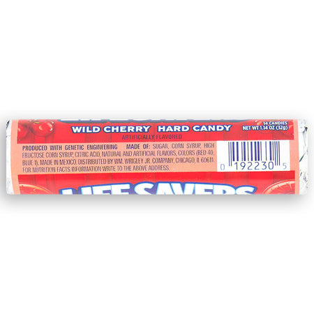 Life Savers Hard Candy Wild Cherry Back Ingredients