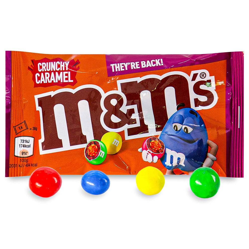M&M's Crunchy Caramel Bag UK 36g