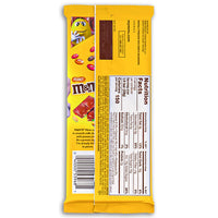 M&M's Milk Chocolate Bar with Minis and Peanuts 110g Back