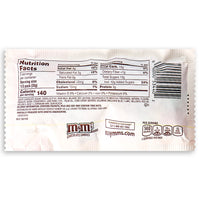 M&M'S White Chocolate Peanut Share Size 2.80oz Back Ingredients