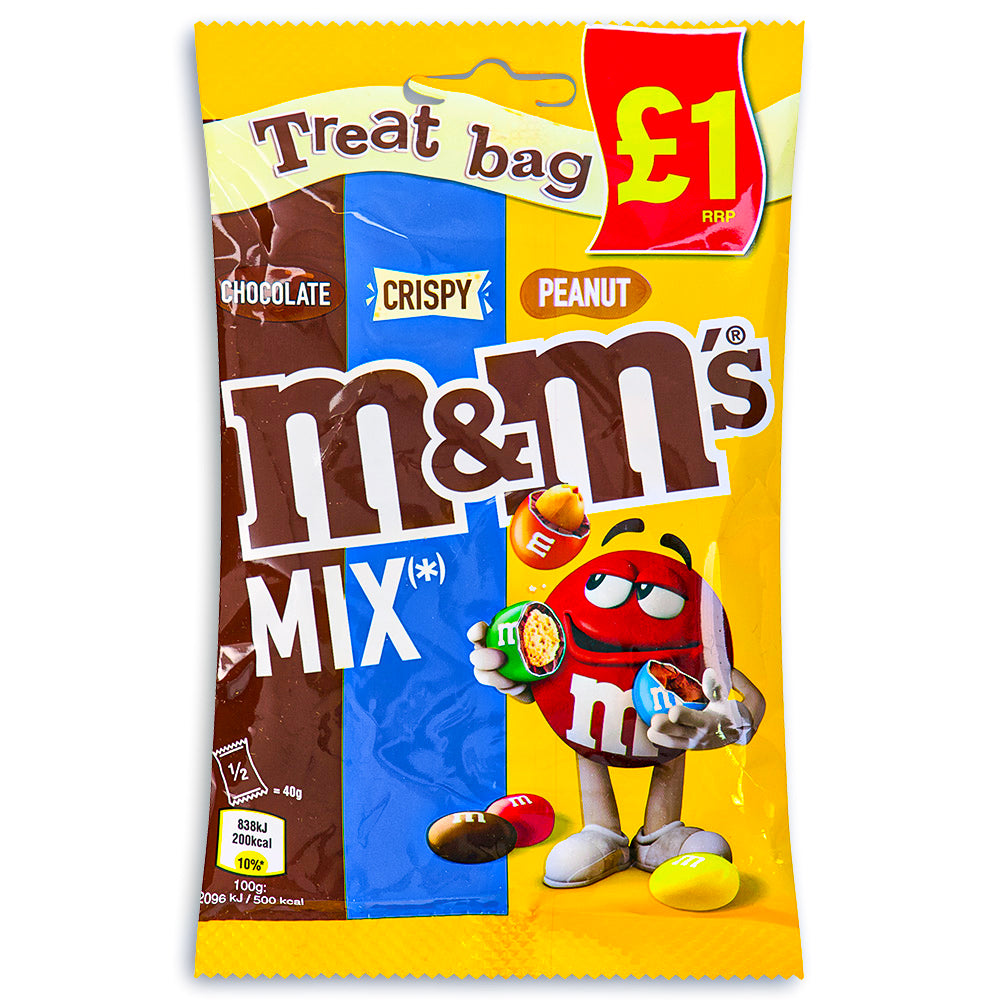 M&M's Mix Treat Bag UK 80g Front