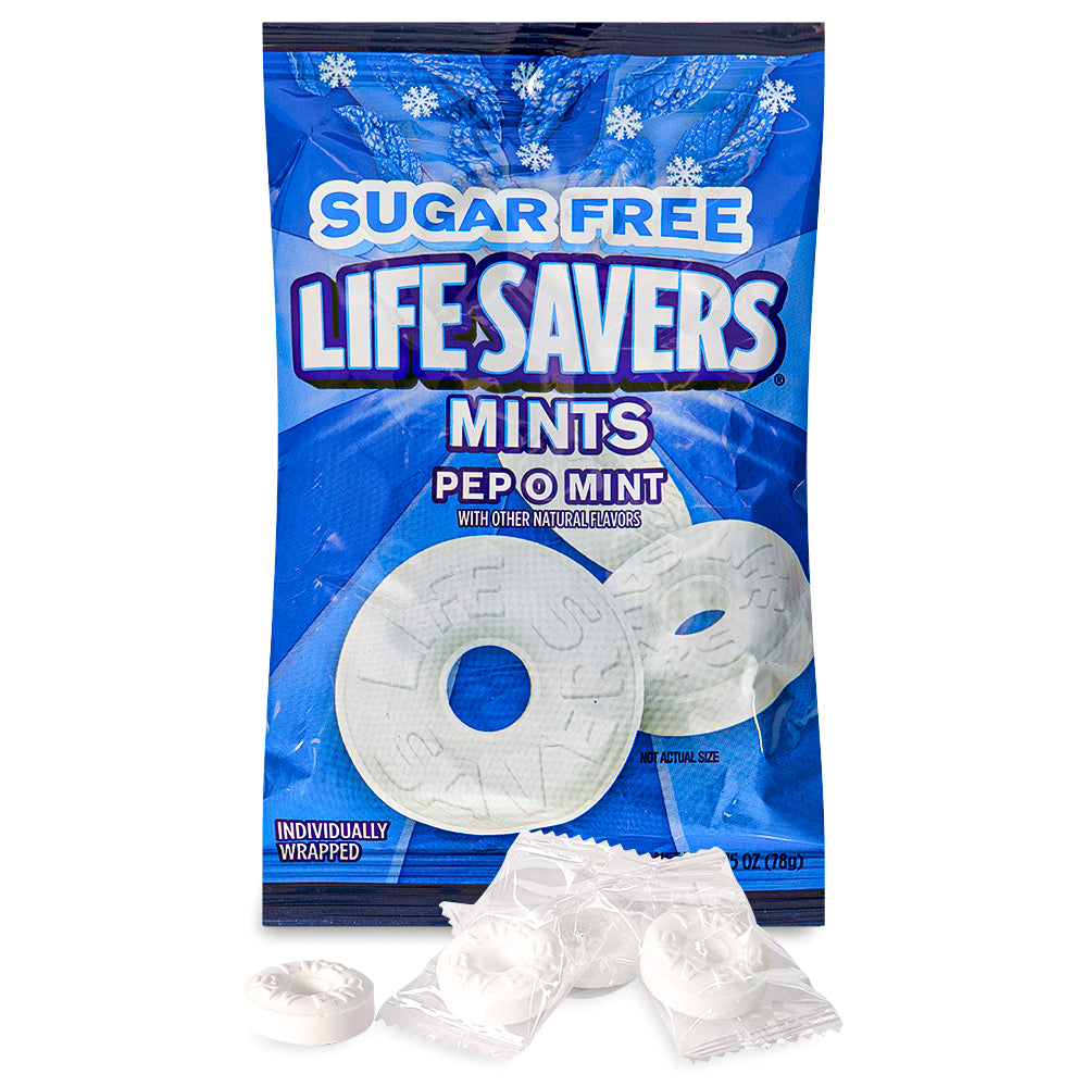 Lifesavers PepOMint Sugar Free Hard Candies 2.75oz Candy Funhouse CA