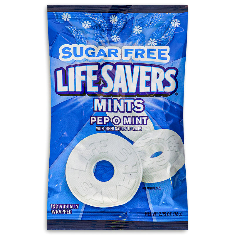 Lifesavers Pep-O-Mint Sugar Free Hard Candies 2.75oz front