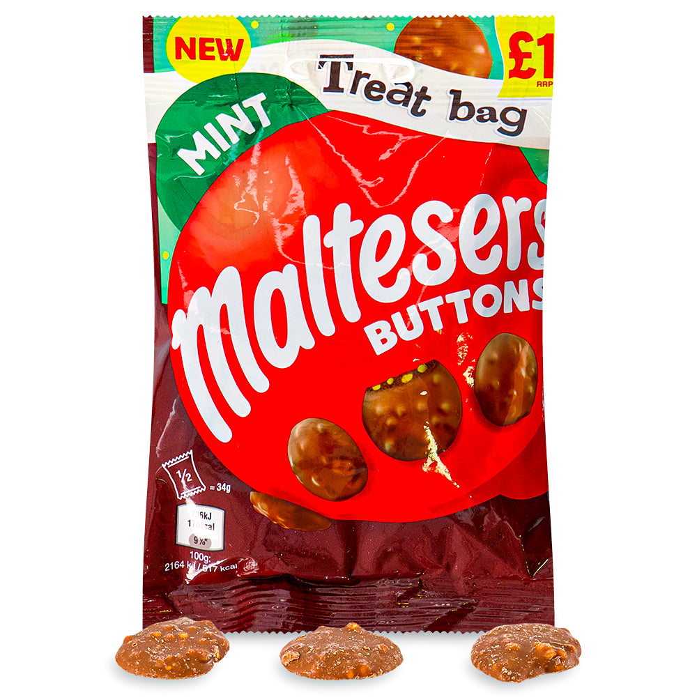 Maltesers Buttons Mint Treat 68g