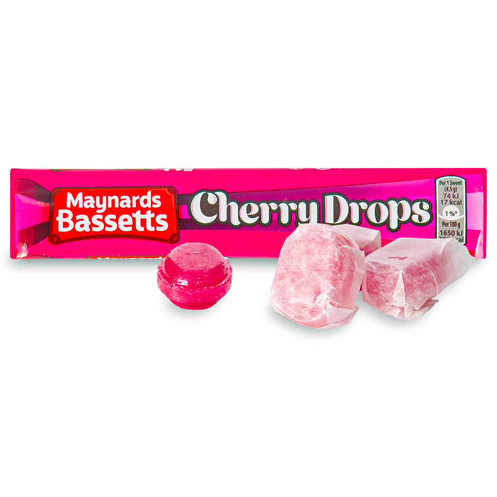 Maynards Bassett's Cherry Drops UK 45g