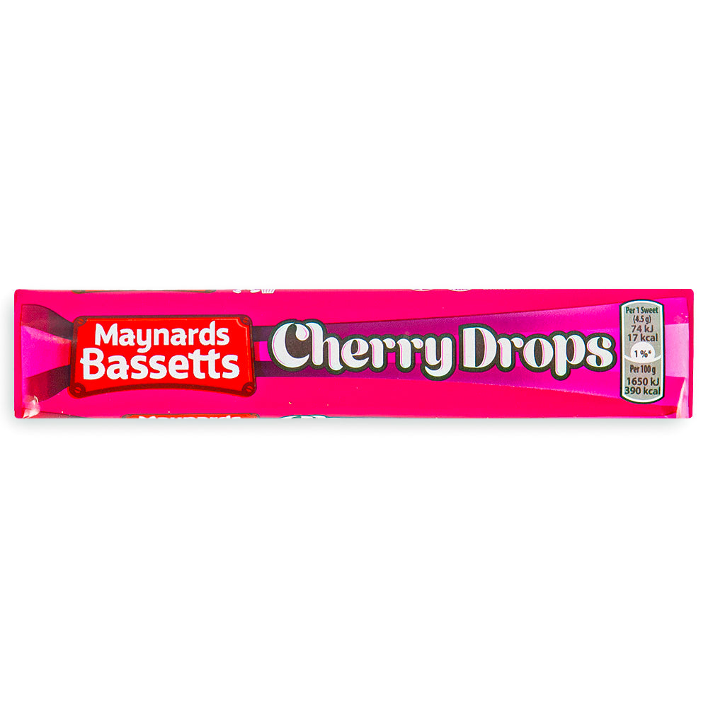 Maynards Bassett's Cherry Drops UK 45g Front