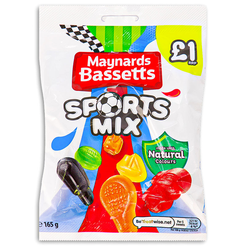 Maynards Bassetts Sports Mix UK 165g Front