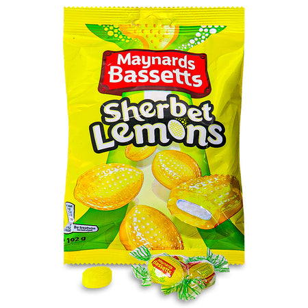 Maynards Bassetts Sherbet Lemons UK 192g