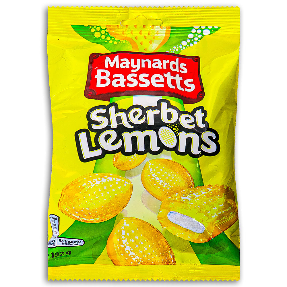 Maynards Bassetts Sherbet Lemons UK 192g Front