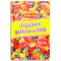 McCormick's Jujubes Peg Bag 350g Front