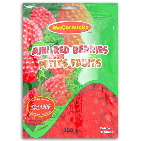McCormicks Mini Red Berries 350g Front