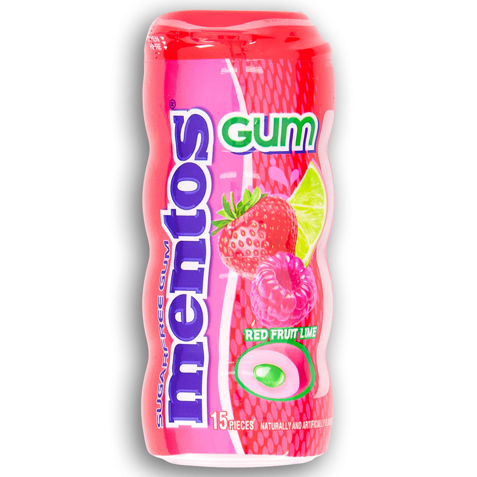 Mentos Gum Red Fruit Lime Front