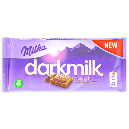 Milka DarkMilk Chocolate Bar 85 g Front