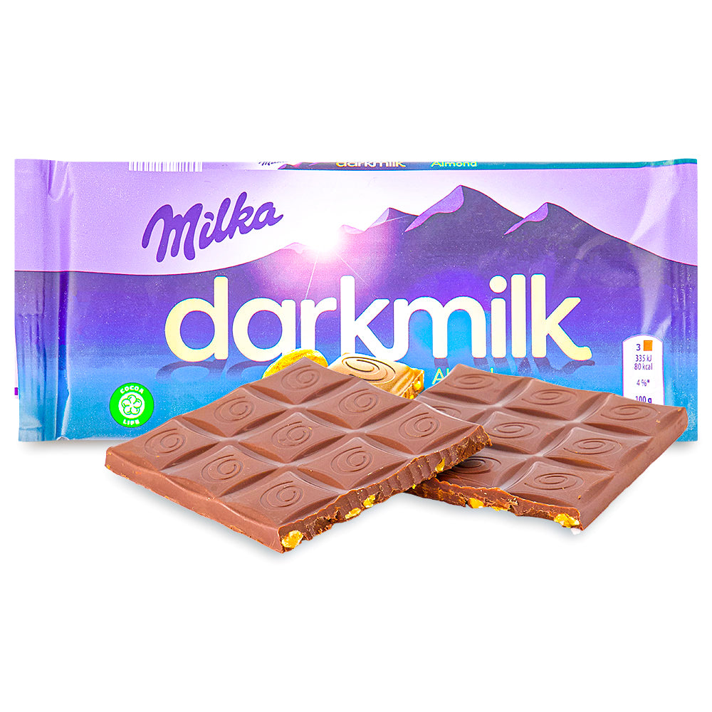 Milka DarkMilk Almonds Chocolate Bar 85g