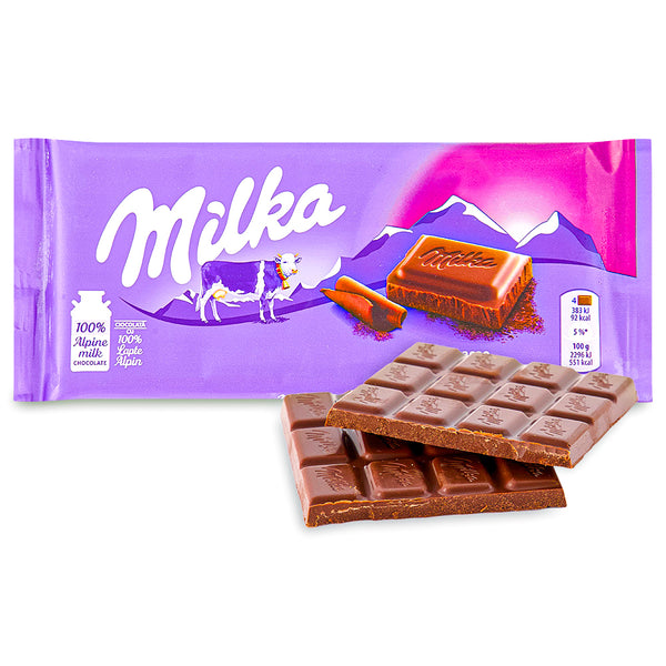 Milka Extra Cocoa Dark Chocolate Bars-Made from Alpine Milk – Candy  Funhouse CA