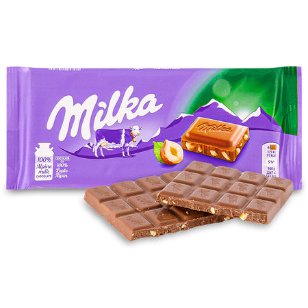 Milka Hazelnut Chocolate Bars