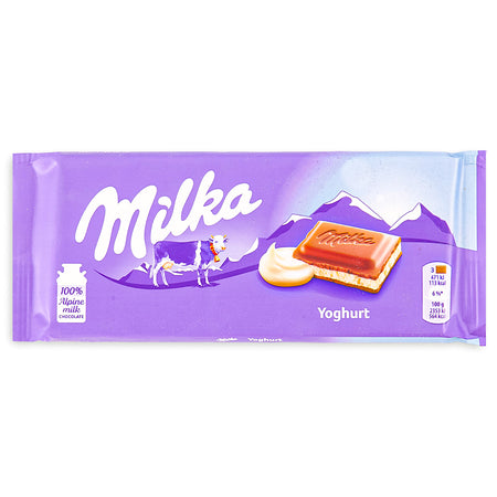 Milka Joghurt Chocolate Bar Front