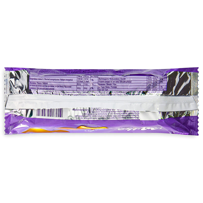 Milka Choco Jaffa Chocolate Flavor Mousse 128 g Back Ingredients