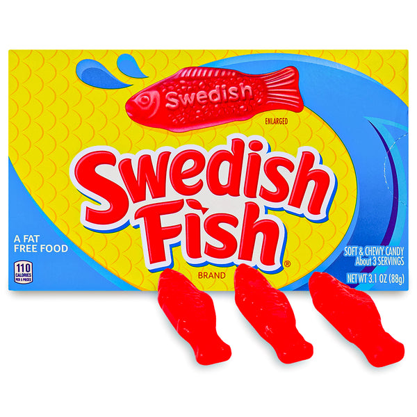 Swedish Fish Red Candy Theatre Pack 3.1oz