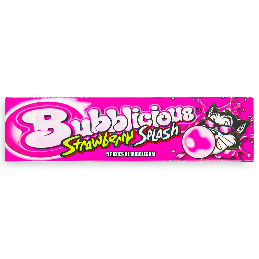 Bubblicious Strawberry Splash UK Front