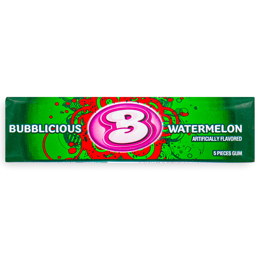Bubblicious Watermelon Bubble Gum Front