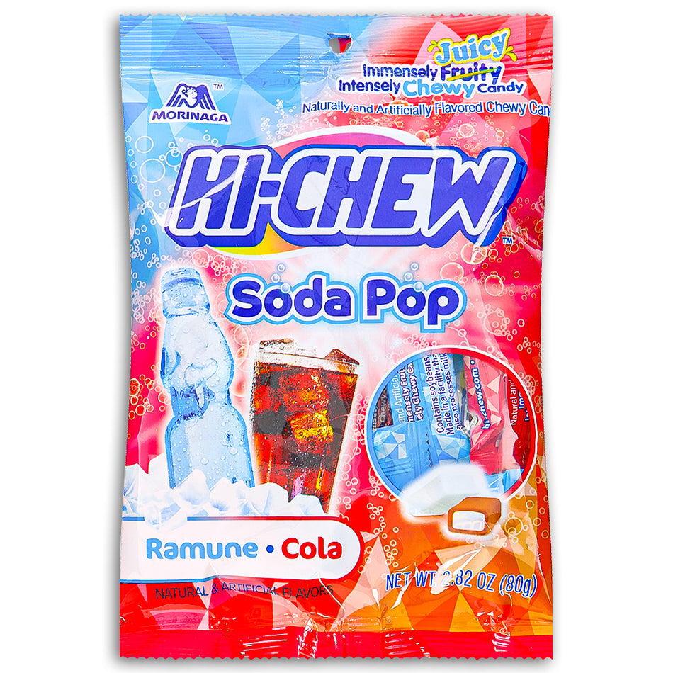 Hi-Chew Soda Pop Ramune and Cola 90g Front