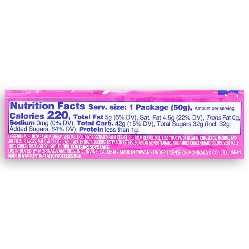 Hi-Chew Acai 50g Back Ingredients